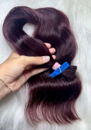 Cabelo Brasileiro Castanho 55 CM 60g