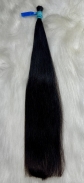Cabelo Brasileiro Castanho Liso 50 CM 54 Gramas