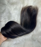 Cabelo Brasileiro Castanho Liso 50 CM 54 Gramas