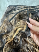 Cabelo Cacheado Caipira Grisalho na Tela no Metro 55 CM