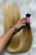 Cabelo Brasileiro Loiro Mel 70 CM 268 Gramas