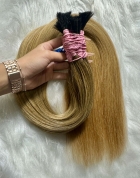 Cabelo Brasileiro Liso Mesclado 80 CM 188 Gramas