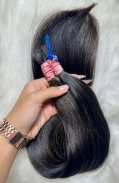 Cabelo Brasileiro Levemente Ondulado 55 CM 100 Gramas