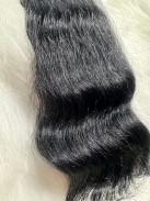 Cabelo Brasileiro Ondulado Castanho 45 CM 56 Gramas