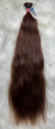 Cabelo Brasileiro Levemente Ondulado Castanho 55 CM 80 Gramas