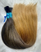 Cabelo Brasileiro Loiro Morena Iluminado Ombre Hair 55 CM 134 Gramas