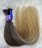 Cabelo Brasileiro Loiro Mesclado 45 CM 104 Gramas