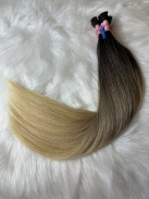 Cabelo Brasileiro Loiro Ombre Hair 75 CM 32 Gramas