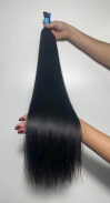 Cabelo Brasileiro Liso 65 CM 100 Gramas