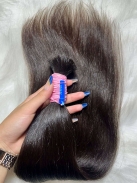 Cabelo Brasileiro Castanho Liso 55 CM 158 Gramas