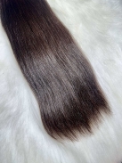 Cabelo Brasileiro Castanho Liso 55 CM 158 Gramas