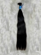 Cabelo Brasileiro Castanho Liso 50 CM 70 Gramas