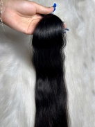 Cabelo Brasileiro Castanho Liso 50 CM 70 Gramas