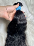 Cabelo Brasileiro Levemente Ondulado 50 CM 90 Gramas