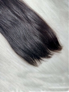 Cabelo Brasileiro Castanho Levemente Ondulado 50 CM 80 Gramas