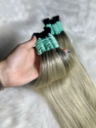 Cabelo Brasileiro Loiro Mesclado 65 CM